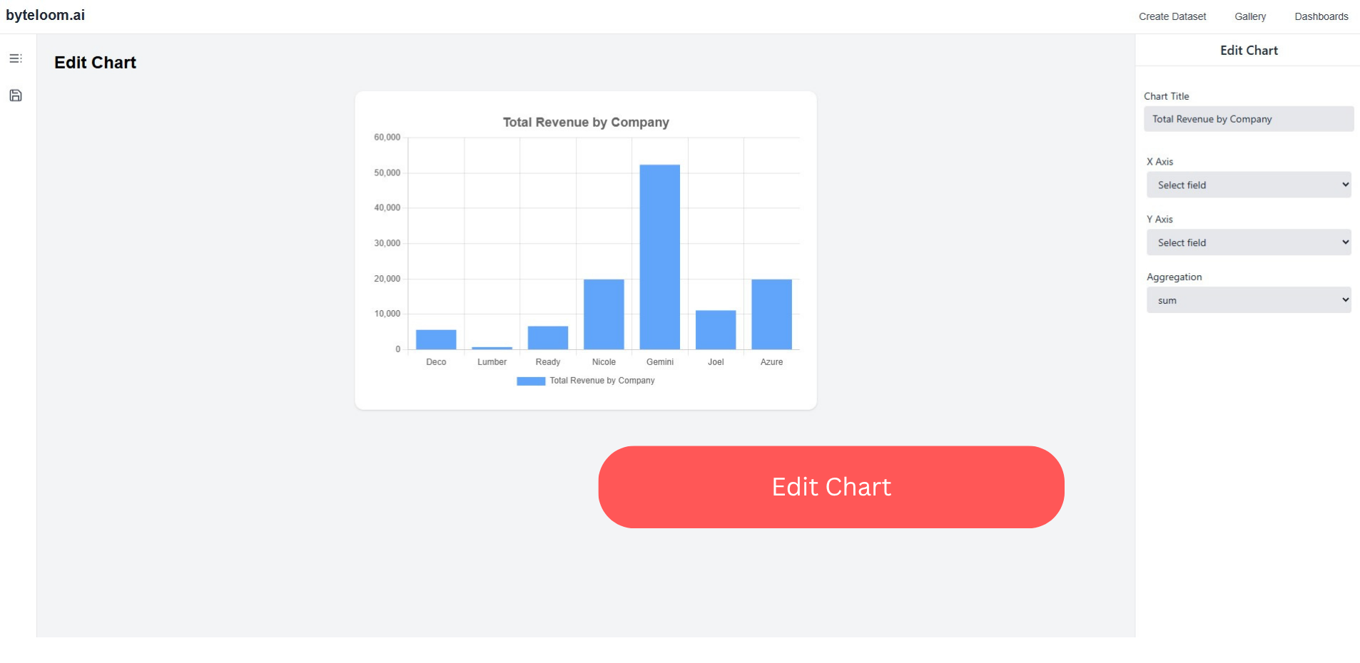 Dataset export success screen