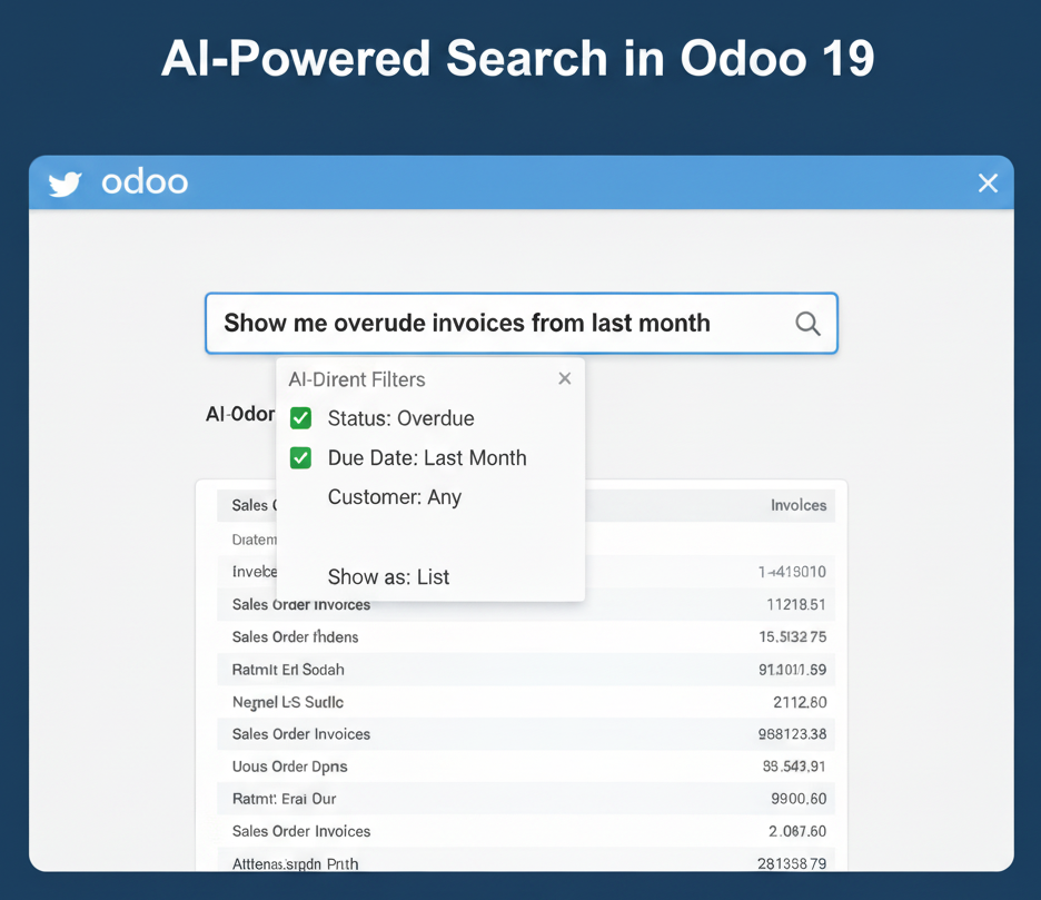 Odoo Powered AI in odoo 19