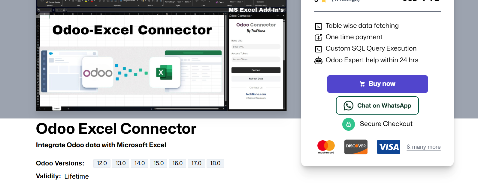 Excel Connector Setup