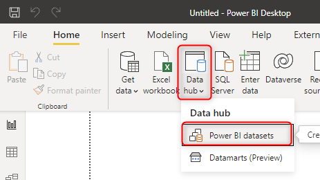 Configure workspace and dataset for Power BI export
